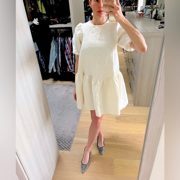 White extreme over sized baby doll dress - Picture 4 of 8